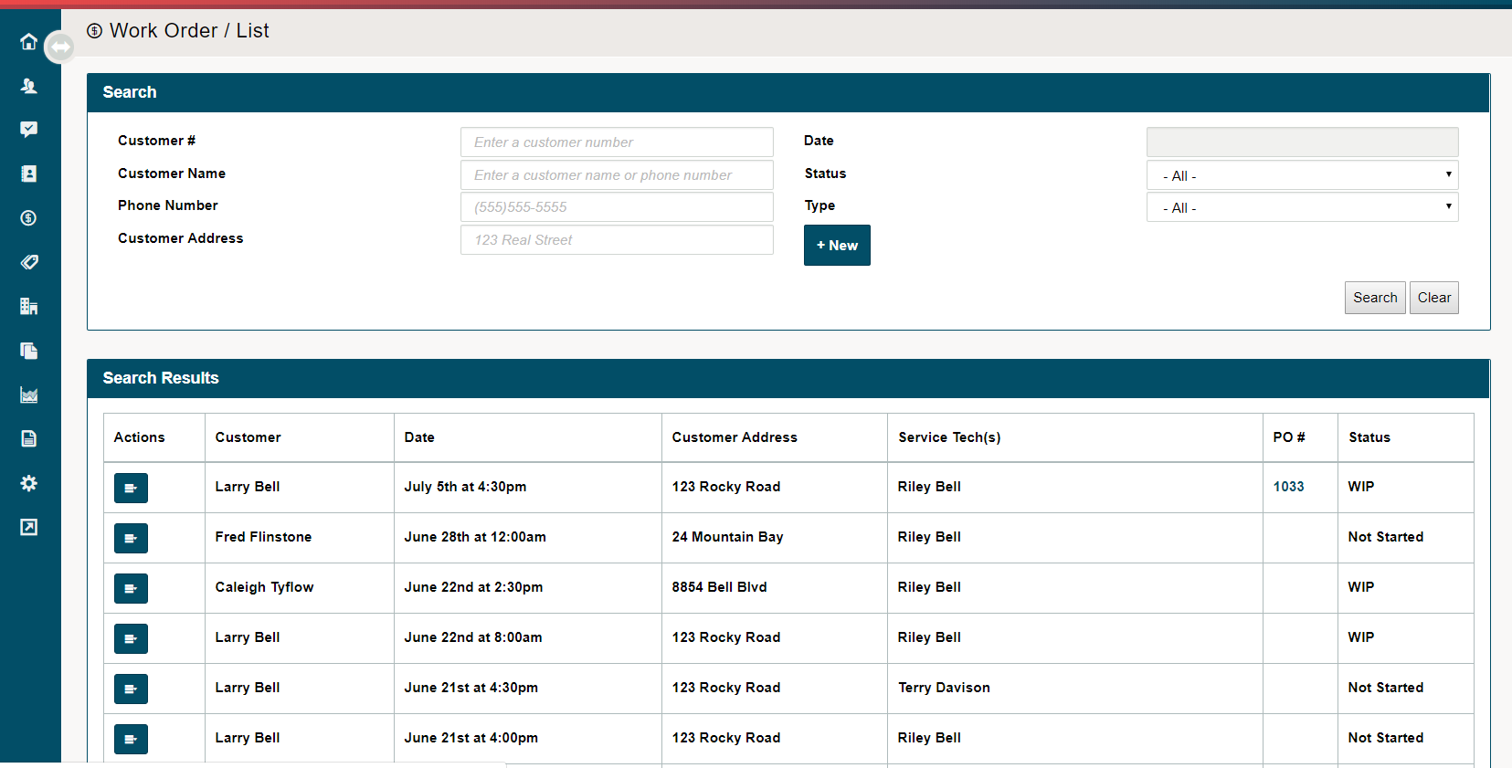 How to View All Work Orders – Global Office Software