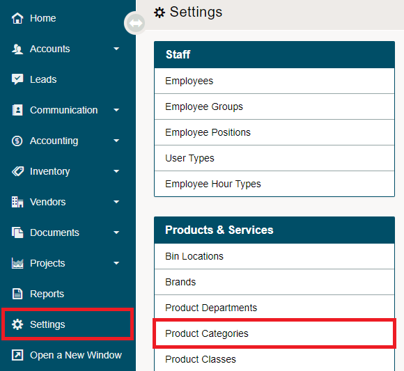 How To Create Product Categories – Global Office Software